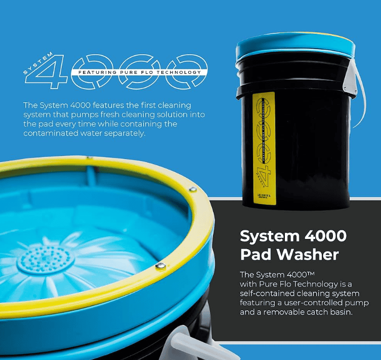 pad washer 4000 детайлинг кофа полиране